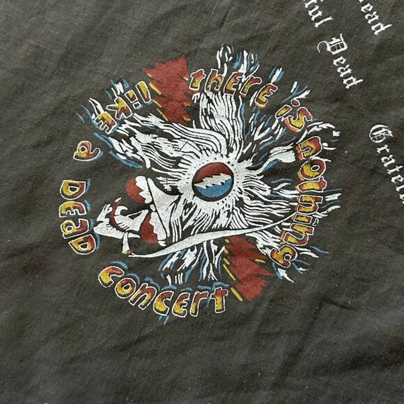 Vintage 70s Grateful Dead Bandana - Picture 3 of 4